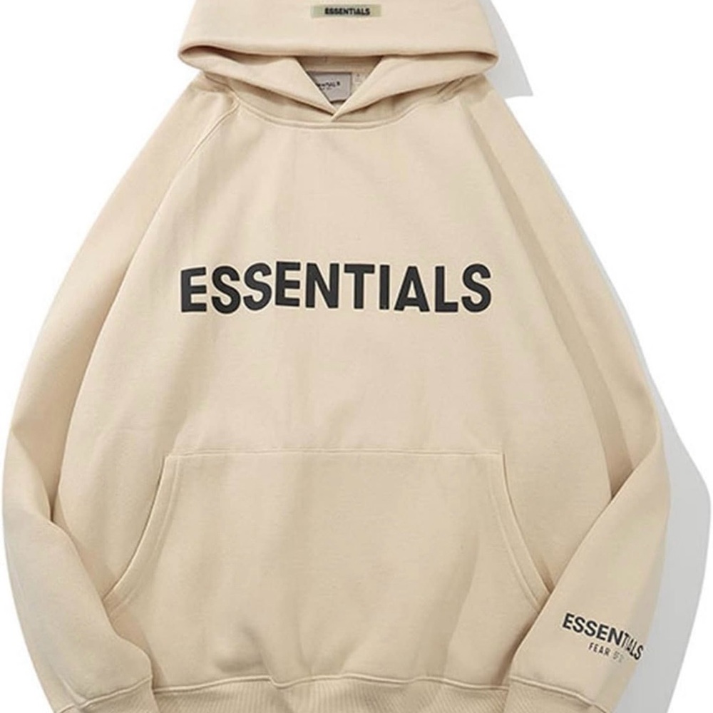 Essentials light yellow Hoodie